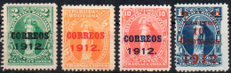 Bolivia 1912 **/* Tax Stamps Authorized For Postage. - Bolivien