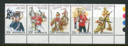 Australia MNH 1985 Colonial Military Uniforms - Nuevos