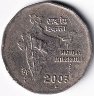 INDIA COIN LOT 119, 2 RUPEES 2003, NOIDA MINT, XF - Inde