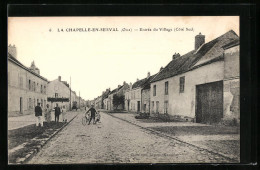 CPA La Chapelle-en-Serval, Entree Du Village  - Other & Unclassified