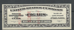 USA Tobacco Tax Cigars 1953 - Revenues