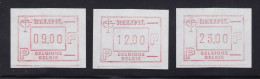 Belgium - 1985 Relifil Exhibition ATM Labels 3v MNH - Ungebraucht