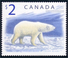 Canada $2 Ours Bear Bare Soportar Orso Suportar MNH ** Neuf SC (C16-90a) - Unused Stamps