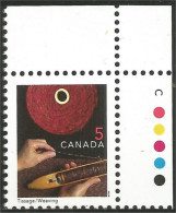 Canada Tissage Weaving MNH ** Neuf SC (C16-77ca) - Ungebraucht