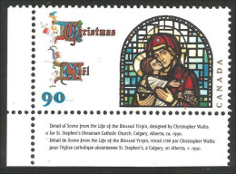 Canada Vitrail Virgin Glassware MNH ** Neuf SC (C16-71bla) - Ungebraucht