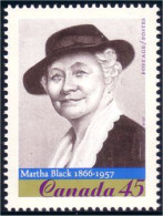 Canada Martha Black MNH ** Neuf SC (C16-61b) - Donne Celebri