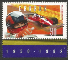 Canada Gilles Villeneuve Ferrari Auto Car Racing MNH ** Neuf SC (C16-48bd) - Ungebraucht