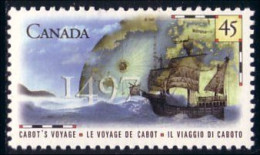 Canada Voilier De Cabot's Bateau Schiff Sailing Ship ""Matthew"" MNH ** Neuf SC (C16-49b) - Bateaux