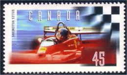 Canada Gilles Villeneuve Ferrari Auto Car Racing MNH ** Neuf SC (C16-47a) - Unused Stamps