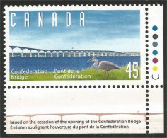 Canada Héron Bridge Pont Bilingue MNH ** Neuf SC (C16-46ca) - Unused Stamps