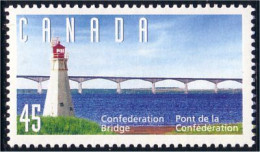 Canada Lighthouse Bridge Phare Pont MNH ** Neuf SC (C16-45a) - Unused Stamps