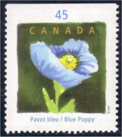 Canada Pavot Bleu Blue Poppy MNH ** Neuf SC (C16-38ha) - Unused Stamps