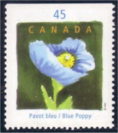 Canada Pavot Bleu Blue Poppy MNH ** Neuf SC (C16-38hb) - Sonstige & Ohne Zuordnung