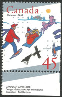 Canada Noel Christmas Traineau Chien Dog Sled MNH ** Neuf SC (C16-27dta) - Ongebruikt