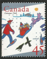 Canada Noel Christmas Traineau Chien Dog Sled MNH ** Neuf SC (C16-27ga) - Unused Stamps