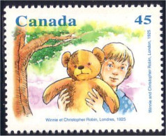 Canada Winnie Christopher Robin Ours Peluche Toy Bear Feuillet S/S MNH ** Neuf SC (C16-19i) - Neufs