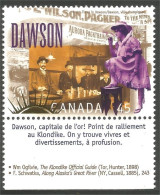 Canada Decouverte Or Klondike Gold Dawson English MNH ** Neuf SC (C16-06dba) - Nuevos
