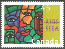 Canada AIDS Awareness Sensibilisation SIDA MNH ** Neuf SC (C16-03a) - Nuevos
