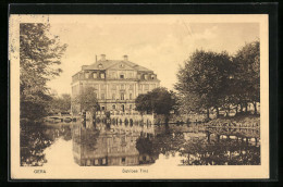 AK Gera, Schloss Tinz Mit Burggraben  - Gera