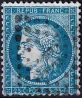 FRANCE - 1871 25c Cérès T.I Yv.60A GRANDE CASSURE Position142A2 - 1871-1875 Cérès
