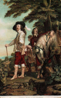 Charles I Of England And White Horse Van Dyck Art Painting  Cute - Cavalli