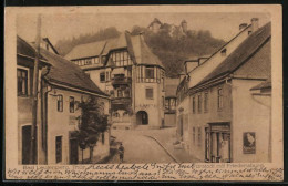 AK Bad Leutenberg /Thür., Vorstadt Mit Friedensburg  - Leutenberg