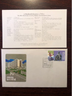 THAILAND FDC COVER 1974 YEAR HOSPITAL  HEALTH MEDICINE STAMPS - Tailandia