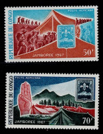 CON-02- CONGO- 1967 - MNH -SCOUTS- WORLD SCOUT JAMBOREE - Unused Stamps