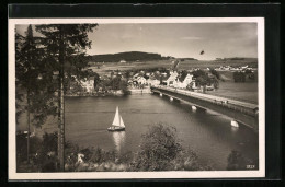 AK Saalburg, Panorama Mit Brücke Und Stadt  - Autres & Non Classés