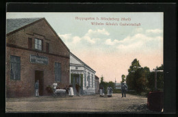 AK Hoppegarten Bei Müncheberg, Gasthaus Wilhelm Schulz  - Müncheberg