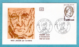 FDC France 1976 -  Max Jacob - Poète Et Romancier - YT 1881 - 29 Quimper - 1970-1979