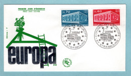 FDC France 1969 - Europa 1969 - YT 1598 Et 1599 - 67 Strasbourg - 1960-1969