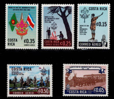 CRC-01- COSTA RICA - 1966 - MNH -SCOUTS- 50TH ANNIVERSARY OF COSTA RICA SCOUTS - Costa Rica