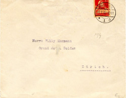 Mail Von Wiesbaden 1932 - - Tellbrustbild 174 - Postmark Collection