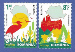 Rumänien / Romänia 2012  Mi.Nr. 6617 / 6618 , EUROPA CEPT Visite - Gestempelt / Fine Used / (o) - 2012