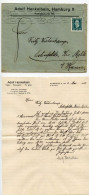 Germany 1925 Cover & Letter; Hamburg - Adolf Henkelbein, Felle - Pelzwaren - En Gros; 10pf. Heinrich V. Stephan Stamp - Lettres & Documents