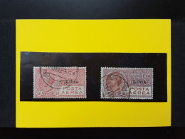 COLONIE ITALIANE - LIBIA - Posta Aerea - Nn. 1/2 Timbrati - Valore Sassone 175 Euro + Spese Postali - Libië