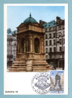 Carte Maximum 1978 - Europa 1978 - La Fontaine Des Innocents -  YT 2008 - 67 Strasbourg - 1970-1979