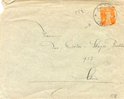 Mail Von Agarn 1924 Wallis 1924 - Tellknabe 152 - Postmark Collection