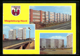 AK Magdeburg-Nord, Fussgängerübergang Am Magdeburger Ring, Spielplatz An Der Victor-Jara-Strasse Pablo-Neruda-Strasse  - Otros & Sin Clasificación