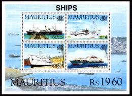 Mauritius 1996 Ships Souvenir Sheet Unmounted Mint. - Mauricio (1968-...)