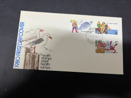 1-5-2024 (3 Z 32) FDC New Zealand - 1980 - Health Camp Issue - FDC