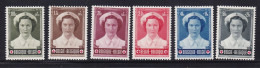 Belgium - 1953 Red Cross / Princess Josephine Charlotte Charity Set 6v MH - Nuovi