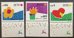 ISRAEL - MNH** - 1990 -  # 1059/1062 - Unused Stamps (with Tabs)