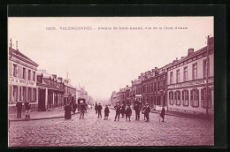 CPA Valenciennes, Avenue De Saint-Amand, Vue De La Croix D'Anzin  - Valenciennes