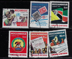 MOZAMBIQUE  1978   SCOTT#591,598-602   USED  CV  $1.45 - Mozambico
