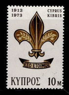 CHP-01- CYPRUS - 1973 - MNH -SCOUTS- EMBLEM - Unused Stamps