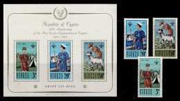 CHP-02- CYPRUS - 1963 - MNH -SCOUTS- 50TH ANNIVERSARY BOY SCOUTS OF CYPRUS - Ongebruikt