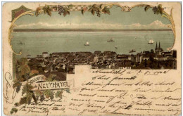 Souvenir De Neuchatel - Litho - Neuchâtel