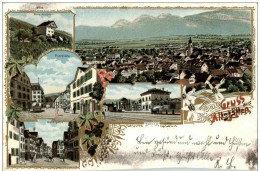 Gruss Aus Altstätten - Litho - Altstätten